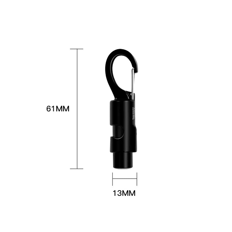Camping Gear Durable Aluminum Alloy Tent Windproof Rope Hanger For Outdoor Camping Travel Kit Survival Buckles