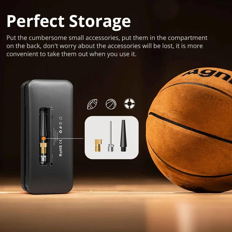 CARSUN Rechargeable Air Pump Tire Inflator Portable Compressor Digital Cordless Car Tyre Inflator For Motocycle Bicycle Balls