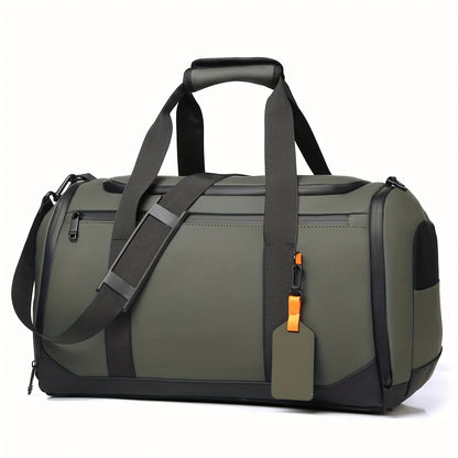 Large Capacity Carry on Travel Bag for Men Spacious Sports Gym Bag with Multiple Compartments Weekend Overnight Duffel Bag