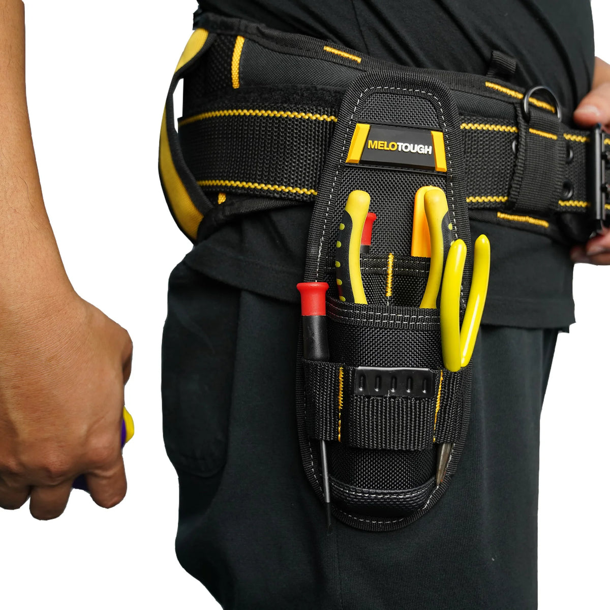 Small Tool Holder, Min Work Organizer Tool Pouch and Knife Holder with Snap Clip