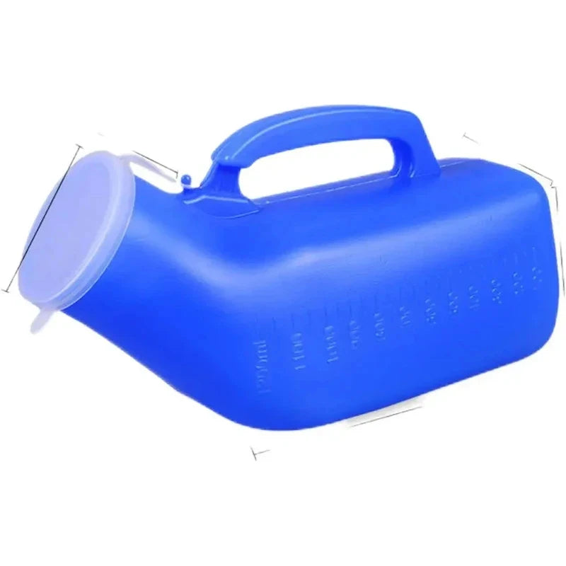 1200ml Leakproof Male Urinal Bottle with Handle, Portable Toilet for Car, Travel, Camping, Outdoor, Elderly & Disabled