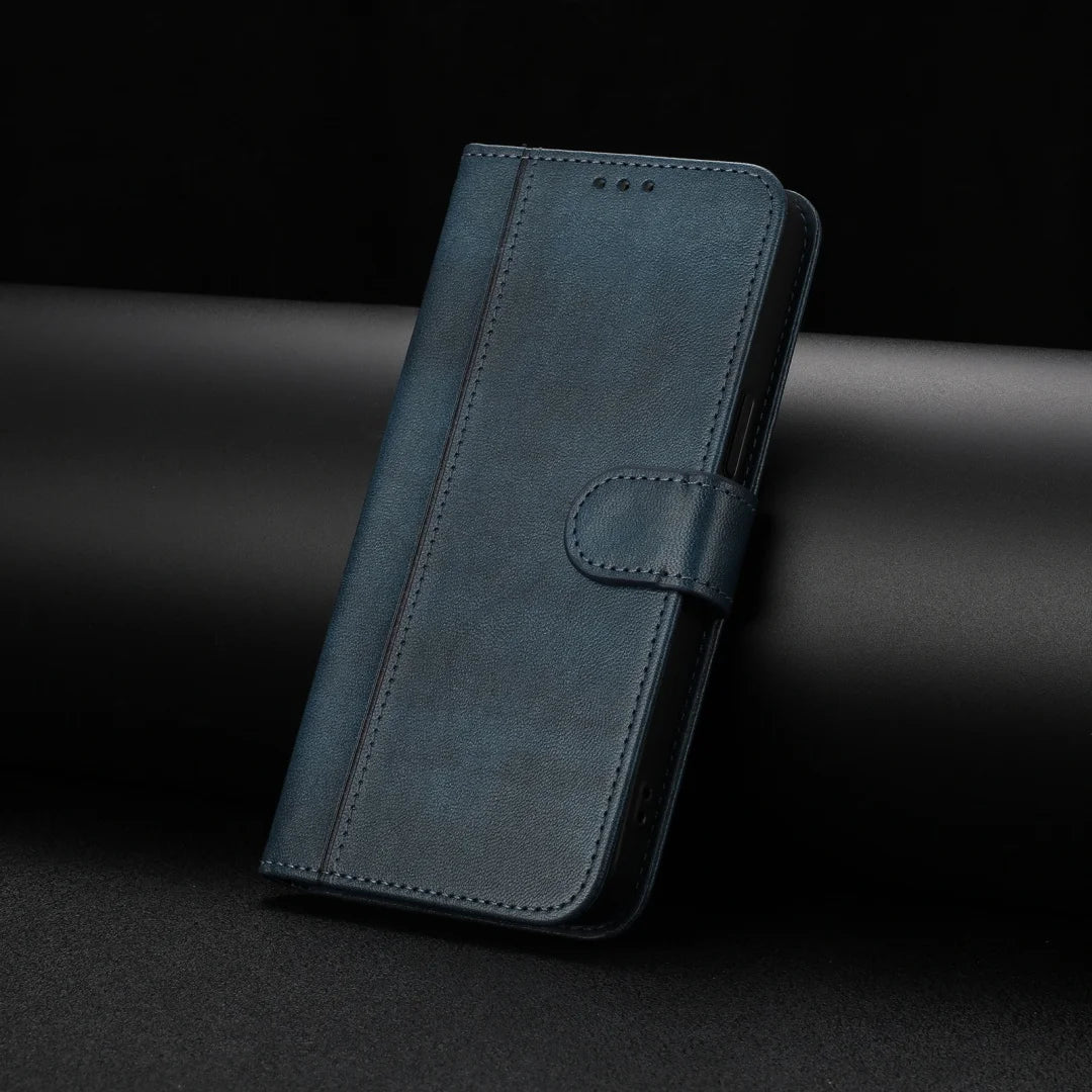 Luxury Leather Anti-thef Wallet Flip Cover Case For Samsung Galaxy XCover 7 7 Pro 6 Pro 5 4s 4 Galaxy A8 A7 A6 A5 A3 Case