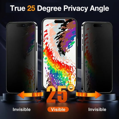 Anti-Spy Tempered Glass Screen Protector iPhone 3-Pack