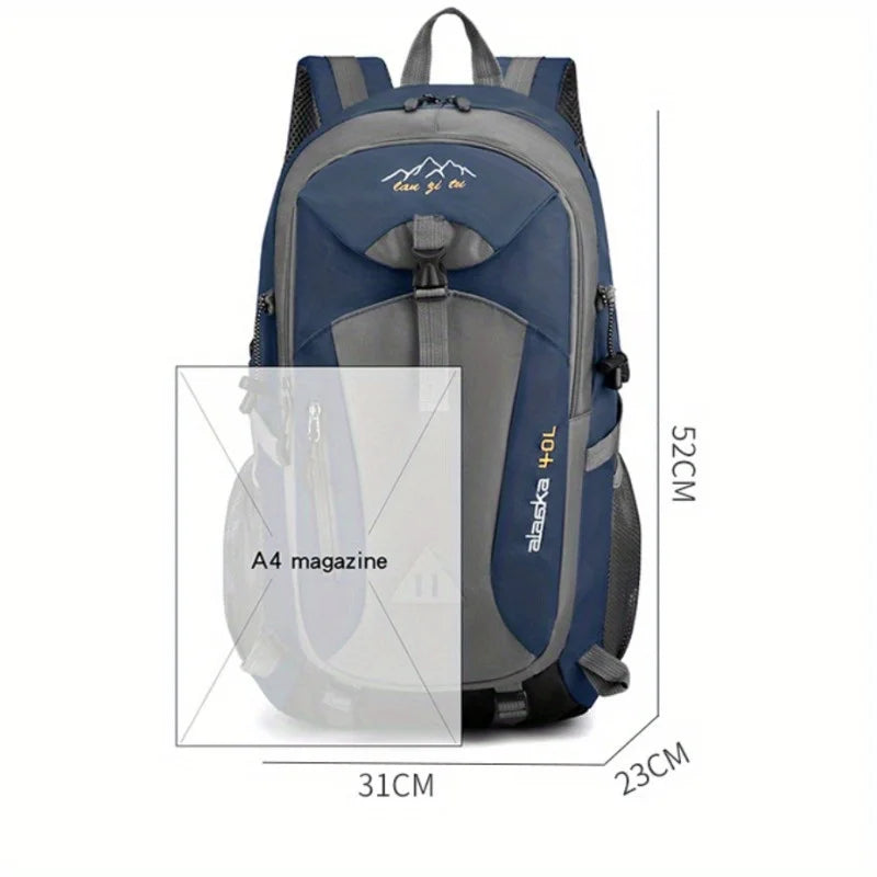 New 40L outdoor hiking bag men's and women's shoulder bag sports bag leisure travel backpack large capacity