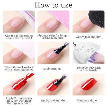 VOKY 6-Piece Set of Nail Gel, Seasonal Fashionable Nail Gel, The Perfect Gift for Ladies to Give During Festivals