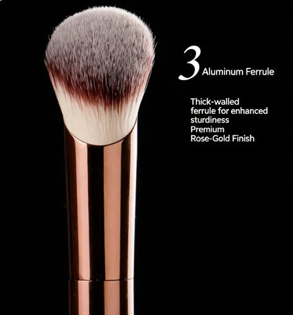 No 21 Foundation Makeup Brush Soft Fiber Hair Single Face Brush Household Travel Cosmetic Accessory