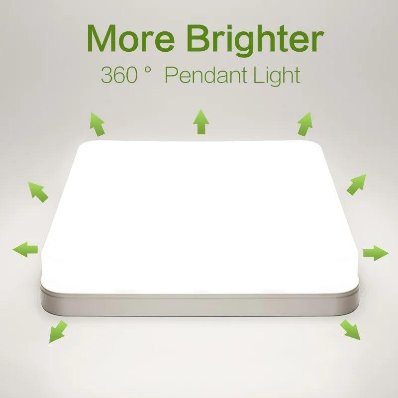Square LED Ceiling Light 3 Colour Temperatures – 18W, 22W or 45W