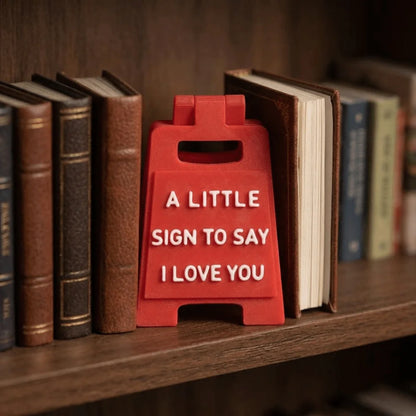 3D Printed Mini "I Love You" Sign - Plastic Desktop Decoration Suitable for Valentine's Day Gift, Wedding