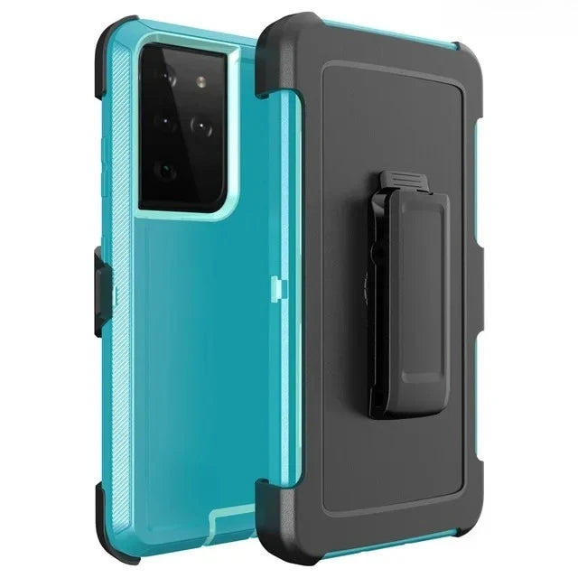 3-in-1 Military Armor Shockproof Phone Case For Samsung S26 S26 Plus S26 Ultra Otter Case Box Belt Clip Protective Cover