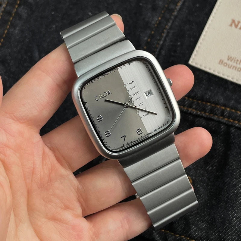 CILOA Man High Quality Luxury Male Quartz Watch Men Elegant Watches Men's High-End Gifts Waterproof Mechanical Men's