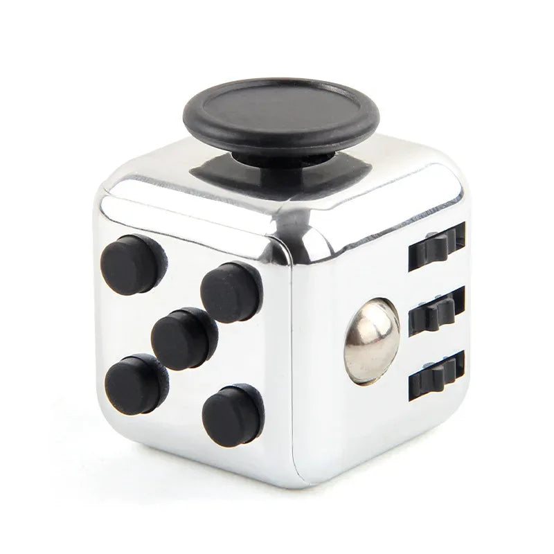 Solid Color Fidget Decompression Dice for Release Stress Autism Anxiety Relieve Adult Kids Stress Relief Anti-Stress Fingertip