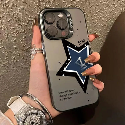 Luxury INS Star Hard Matte Case for iPhone