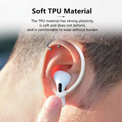 Silicone Ear Hooks For Apple Air Pods Pro2 Accessories Anti-fall Bluetooth Earphone Holder For Airpods 1 2 3 Pro Sports Earhooks