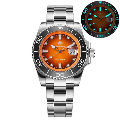 ADDIESDIVE Men's Watch Quartz Stainless Steel Diving Watch 200M Super Luminous Luxury Watch Reloj Hombre NEW Watch Reloj Hombre