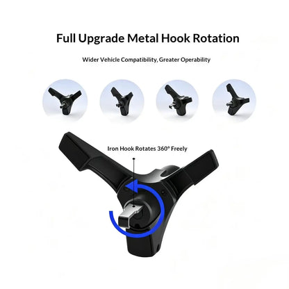 Car Phone Holder Magnetic Base Accessories Car Center Console Dashboard Navigation Gravity Bracket Head