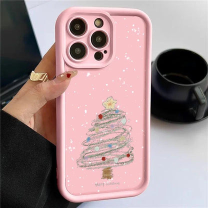 Christmas Tree Soft TPU Case for iPhone Shockproof Cover