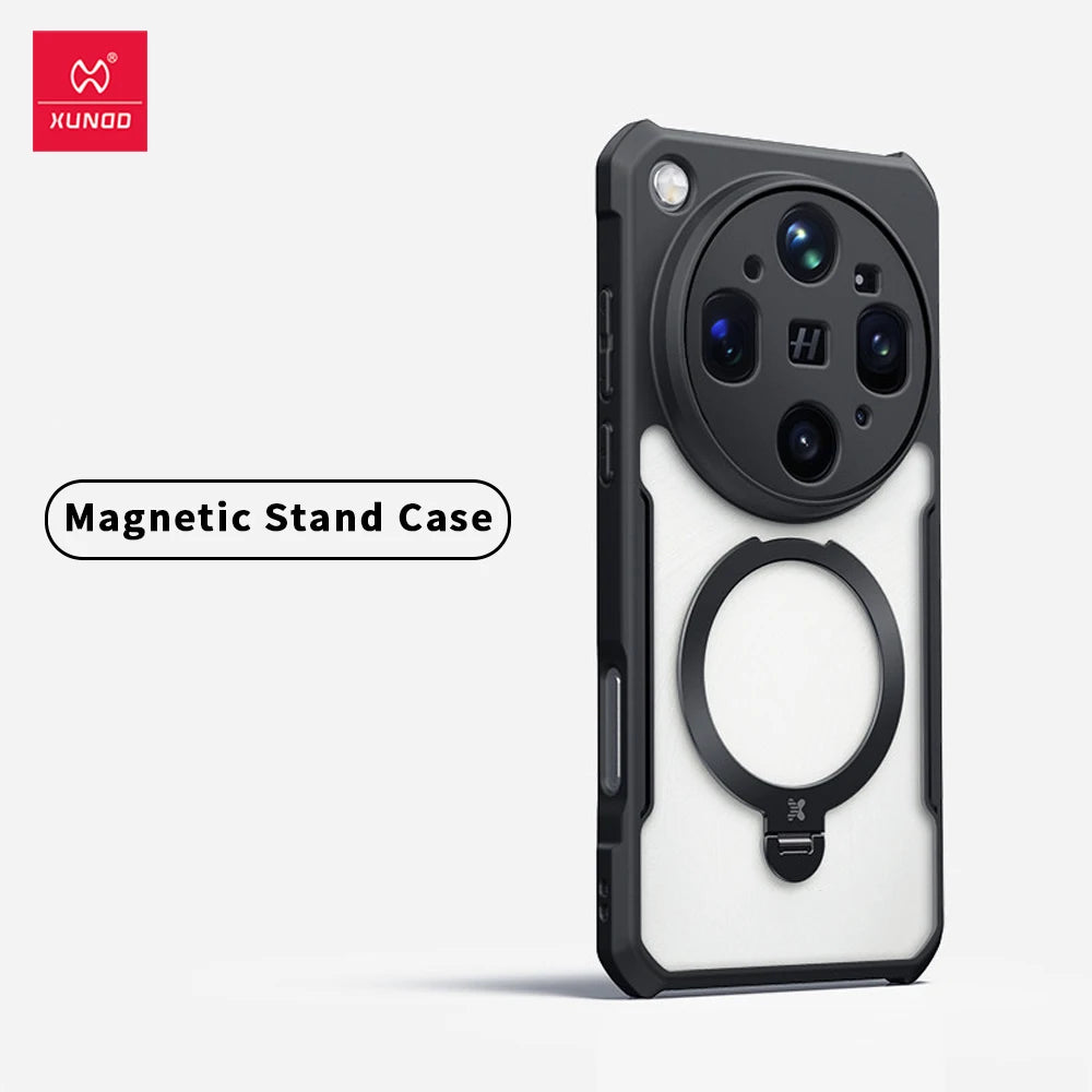 Xundd For OPPO Find X9 Ultra Case Airbag Shockproof Shell Lens Full Protection Back Matte Transparent Cover Anti-scratches