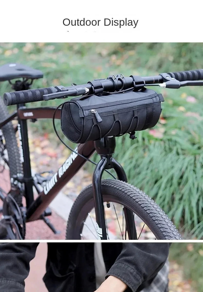 Bike Front Bag Bicycle Bag Storage Outside Multifunction Riding Bag Mountain Bike Front Bag Bicycle Accessories
