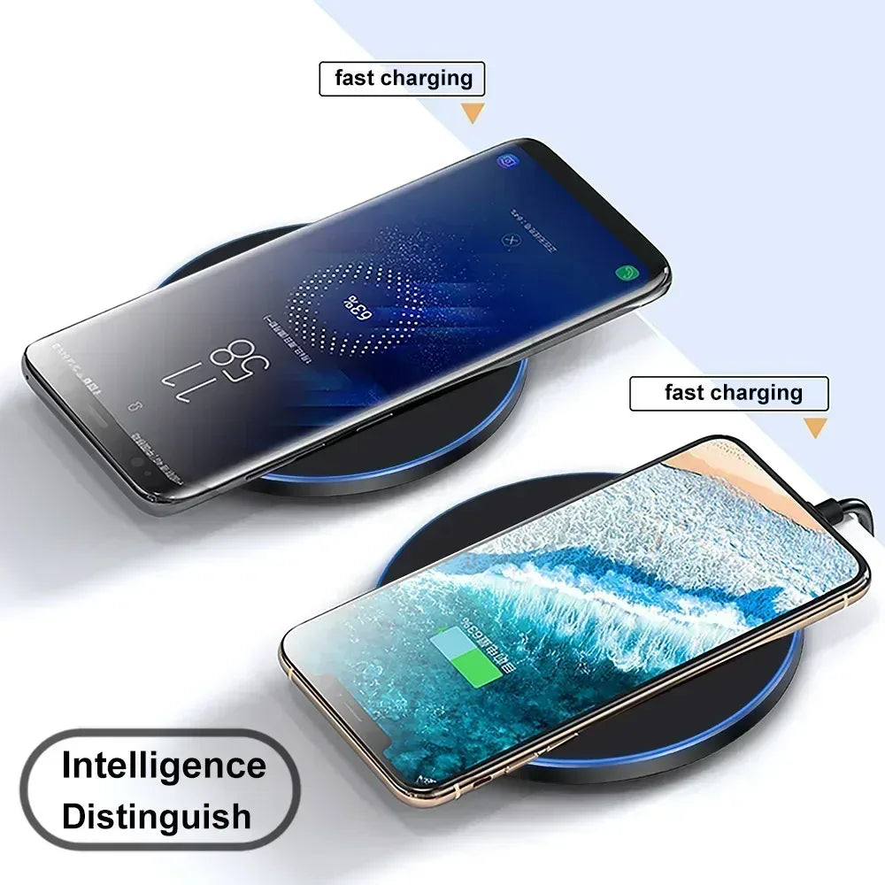 300W Fast Wireless Charger Pad For iPhone 16 15 14 13 12 X Pro XS Max Samsung Xiaomi Huawei Phone Wireless Charging Dock Station - Urbizia