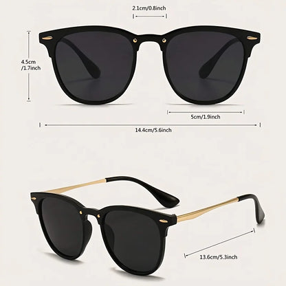 Fashion Cat Eye Metal Frame Sunglasses Women Brand Desginer Sun Glasses Black Rivet Cateye Female Shades Eyeglasses UV400