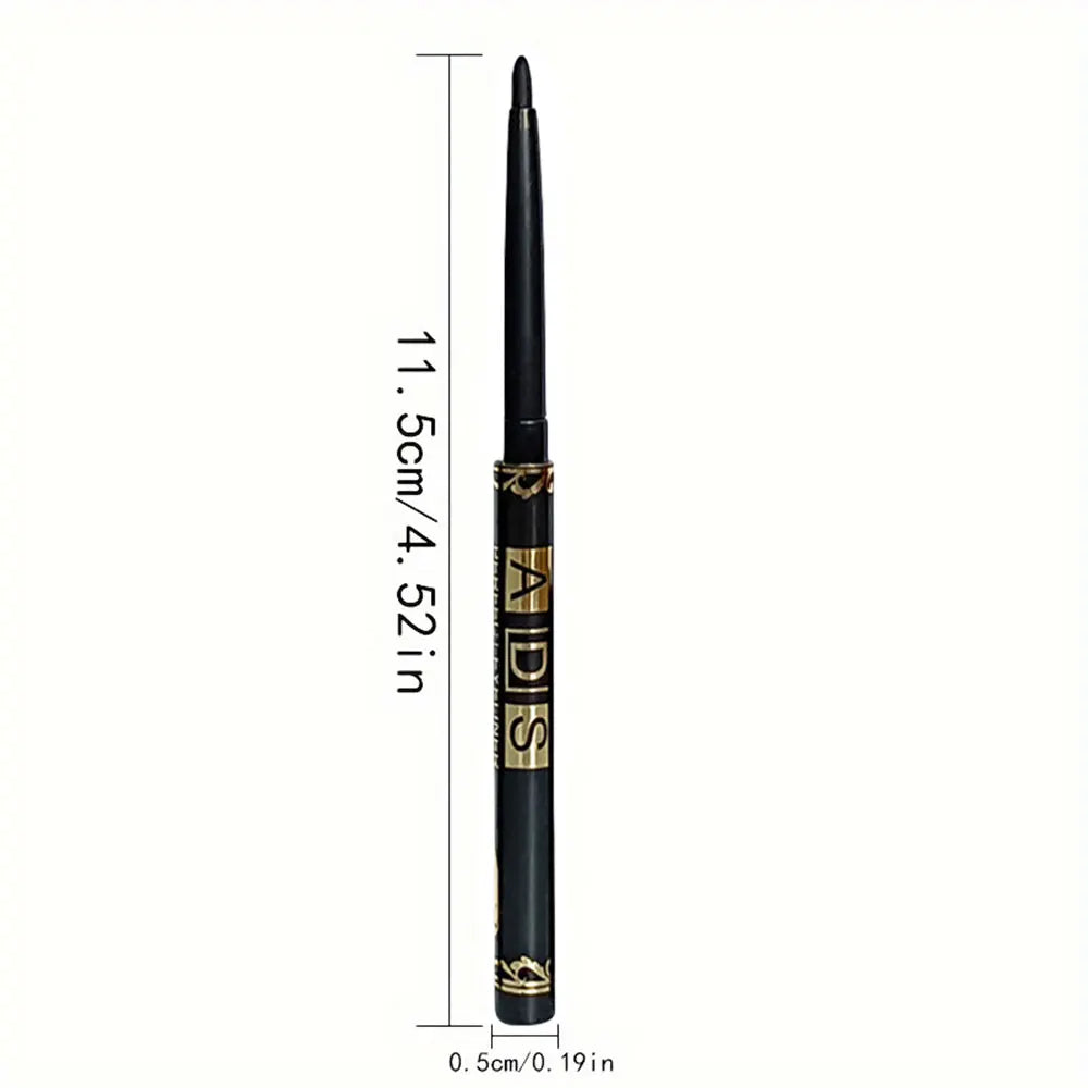Long-Lasting Waterproof Black Eyeliner Pencil – 3PCS/9PCS Set