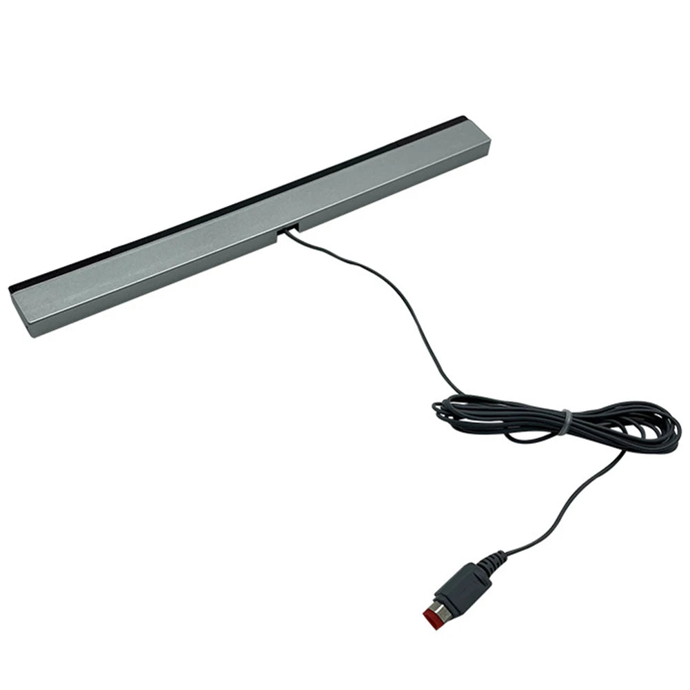 Wired Motion Sensor Receiver with Extension Cord Remote Infrared Ray IR Inductor Bar Wired Remote Sensor Bar for Nintendo Wii