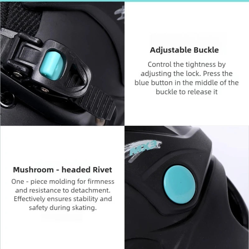 DF Adult Inline Skates Professional Roller Skating Shoes Freestyle Slalom Skates Outdoor Rollerblades for Men Women Fitness