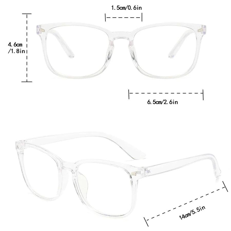 Retro Rivet Anti Blue Light Glasses Frame Unisex