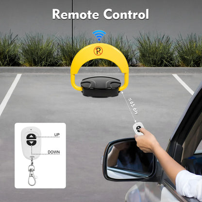 Intelligent Parking Lock with Remote Control 180° Foldable Barrier Auto Sensor Anti-collision Waterproof Lock - Urbizia