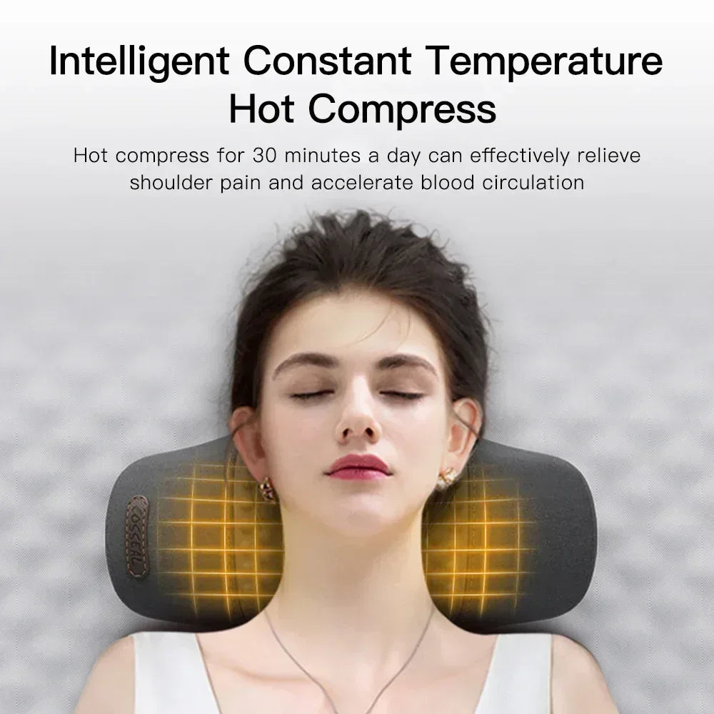 Electric Neck Massager Pillow Cervical Stretcher Heating - Urbizia