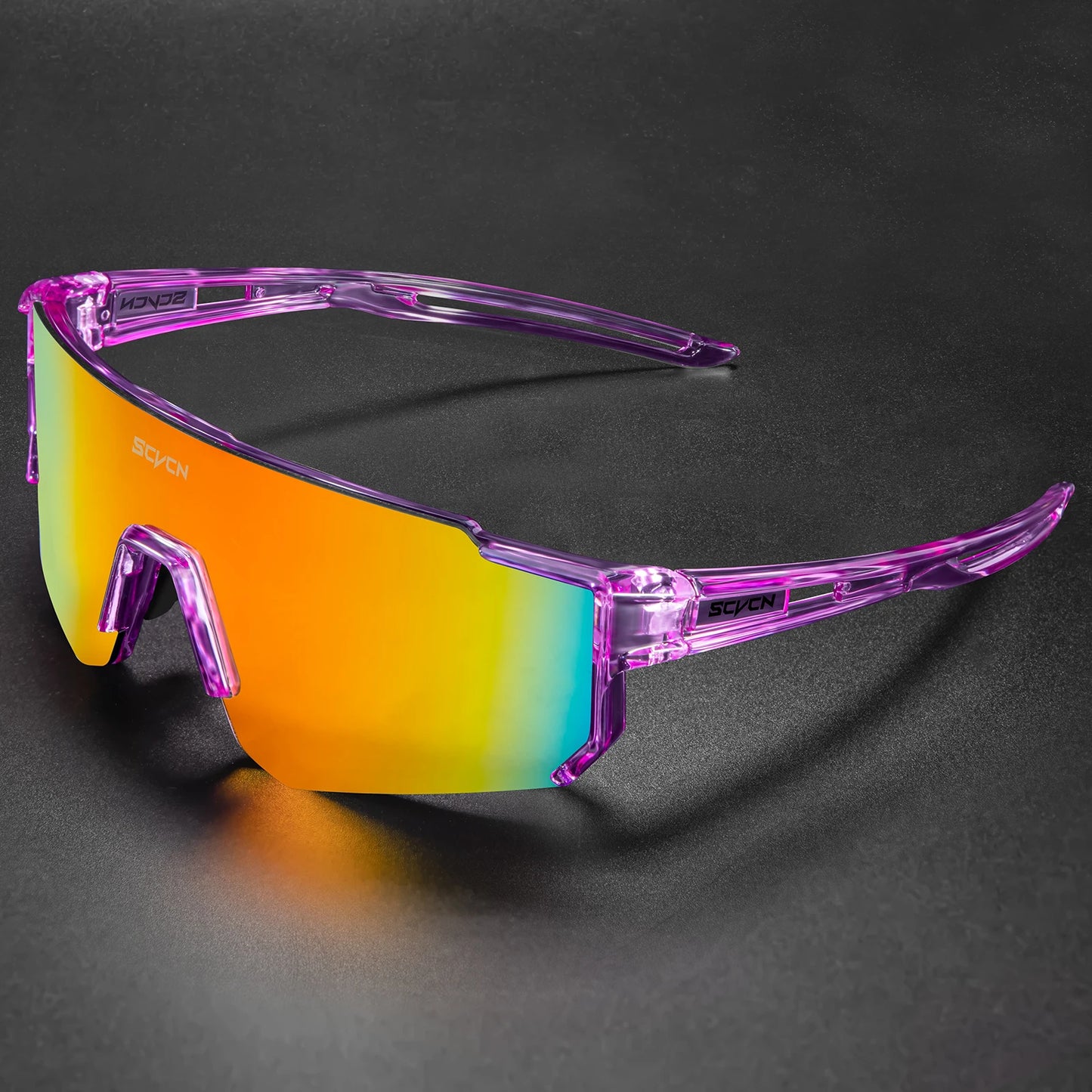 SCVCN Fashion Cycling Glasses Bike Baseball Sunglasses for Men UV400 Sports MTB Outdoor Goggles Bicycle Women Sunglasses Riding