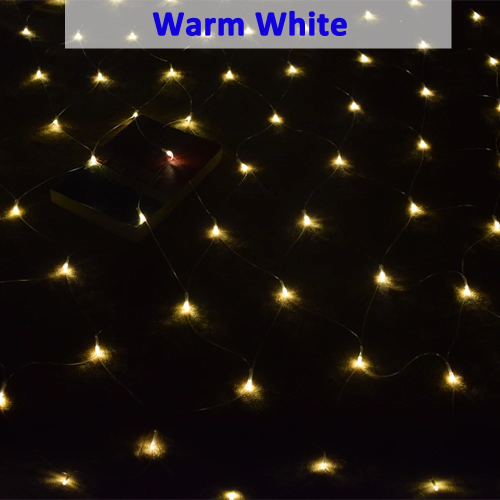 LED Net Lighting String – Outdoor Waterproof Fairy Lights