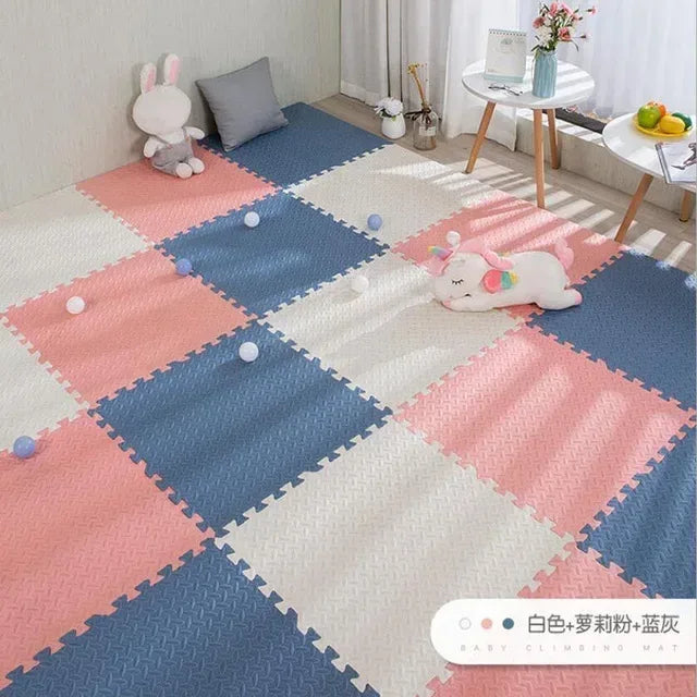 16pcs Foam Baby Play Mat – Interlocking Puzzle Floor Tiles - Urbizia