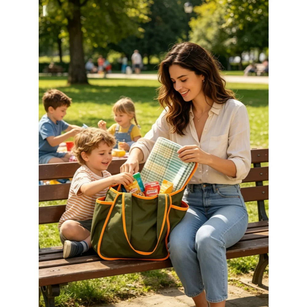 Reusable Grocery Bag Foldable Shopping Bag with Pocket Extra Wide Handle Portable Durable Washable Tote Bags for Women