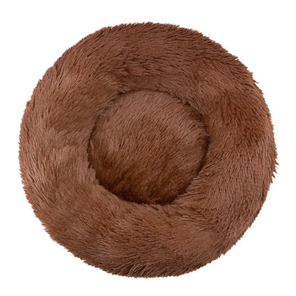 CozyRound™ Plush Pet Bed (40–90cm) - Urbizia