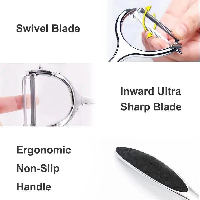 Stainless Steel Multi-Function Vegetable Peeler Tool