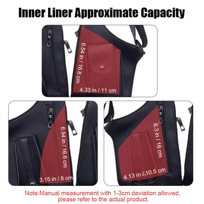 Underarm Anti-Theft Bag, Hidden Shoulder Holster, Double Storage Pouch, Phone Wallet Pocket