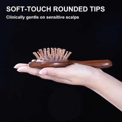 Wooden Scalp Massage Comb for Relaxation & Care