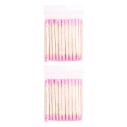 1/2/5/10PCS Nails Disposable Wood Cotton Swab Double Head Clean Sticks Manicure Cuticle Pusher Nail Polish Remover Art Tool