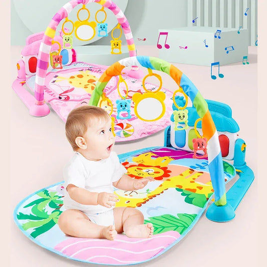 Musical Baby Activity Gym Rack Play Mat Kid Rug Puzzle Toy Gift