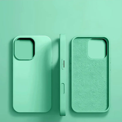 Original Liquid Silicone Shockproof Case for APPLE iPhone 11 12 13 14 15 16 17 Pro Max Cases for iPhone 17 Air Phone Back Cover