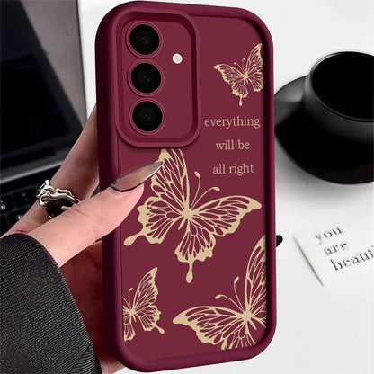 Butterfly Soft Silicone Case for Samsung Galaxy Series