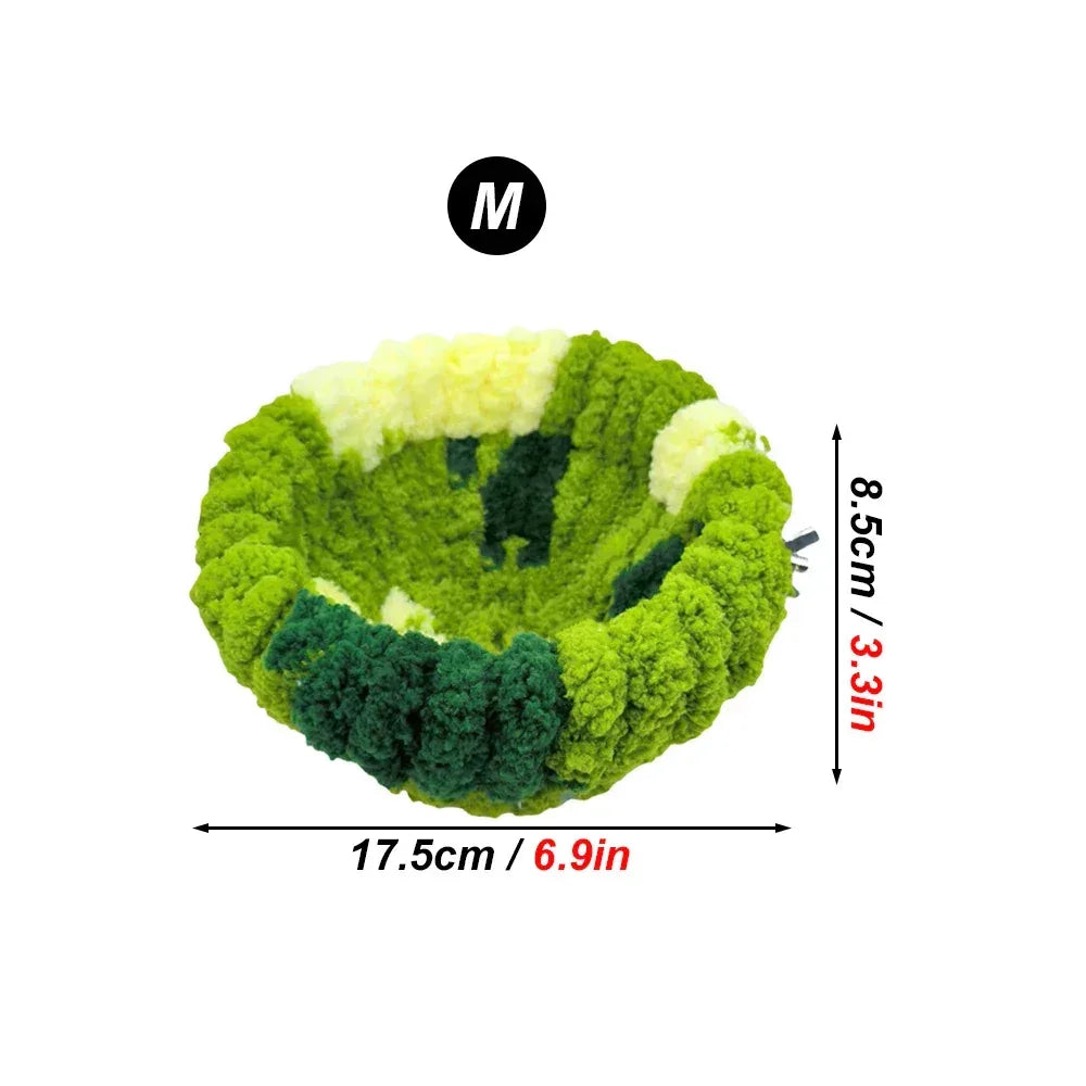 Autumn Winter Warm Cozy Bird Nest Plush Parrot Round Sleeping Bed House Toys for Small Animal Pet Bird Parrot Cage Accessories - Urbizia