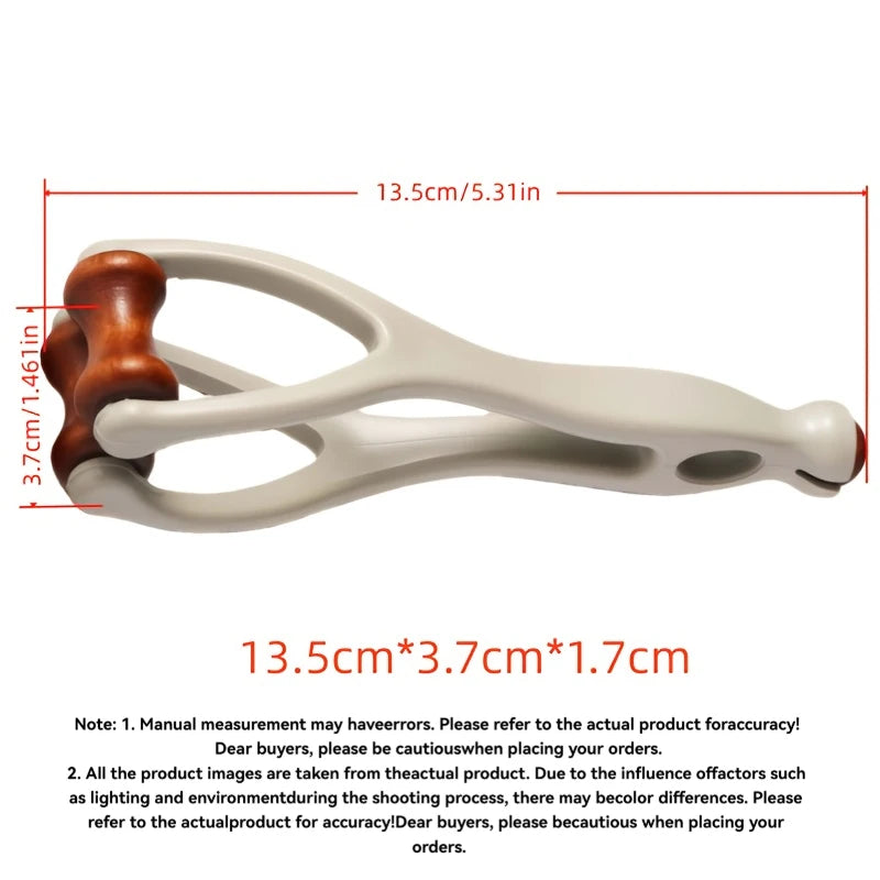 Finger Massager Dual-Row Roller Design Easy Use Relieve Finger Fatigue Promote Blood Circulation Portable Roller Finger Massager