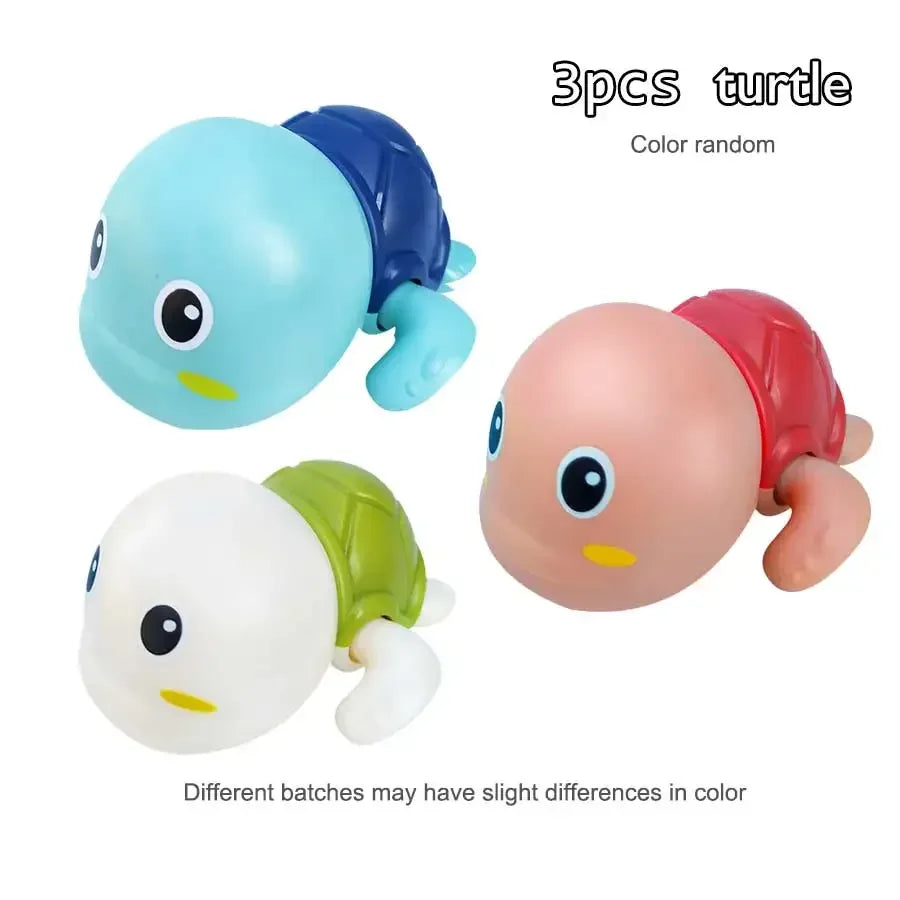 Baby Water Spray Bathing Toys – Duck, Penguin & Egg Set - Urbizia