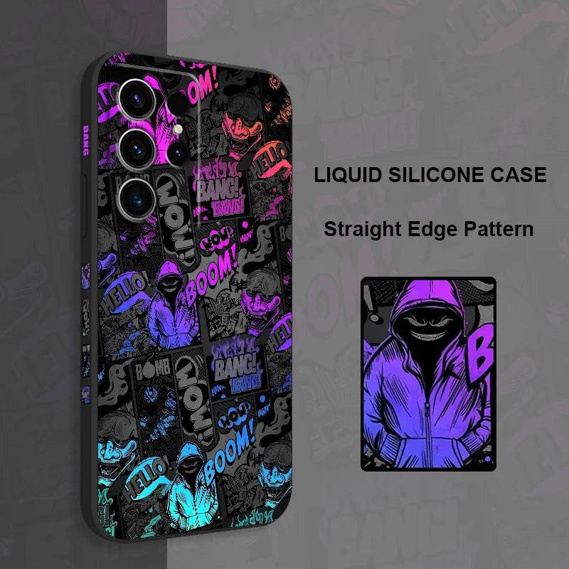 Clown Art TPU Case for Samsung Galaxy S25–S10 Series