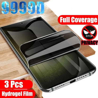 3Pcs Anti Spy Privacy Soft TPU Film For Samsung Galaxy S26 S25 S24 S23 S22 S21 S20 S10 Note 9 10 Plus 20 Ultra Screen Protector