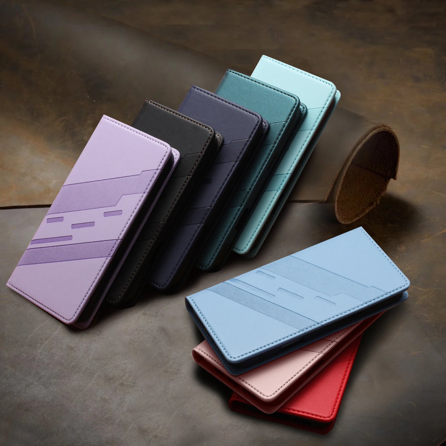 Magnetic Leather Wallet Case for Samsung Galaxy S26 S25 S24 S23 S22 S21 S20 Ultra Plus FE Phone Flip Cover Bussiness Card Holder