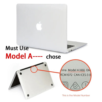 Matte Hard Shell Laptop Case for MacBook Air & Pro Models