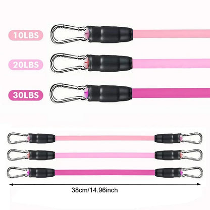 Ankle Straps Resistance Bands Yoga Home Gym Elastic Gum Strength Training Workout Expander Pilates Crossfit Women Weight Sports - Urbizia